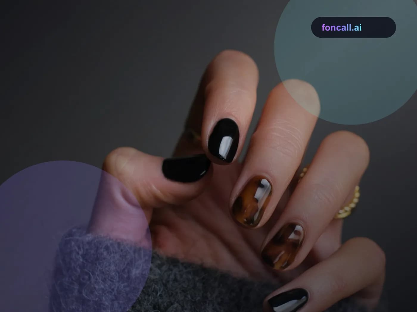 KI-Telefonassistent für Nagelstudio | foncall.ai Branchen-Hero KI-Telefonassistent für Nagelstudio: Nageldesign im Nagelstudio
